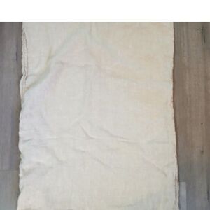 Brooklinen pair 100% linen king pillowcases Portugal oatmeal tone 36"X20"